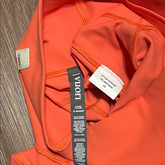 🔥🔥Vuori Vibrant Orange High-Waist Leggings STUDIO Size: XS🔥🔥 - Picture 7 of 14